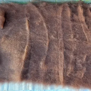 Alpaca Kaardvlies medium brown