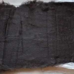 Kaardvlies Alpaca Zwart AK11