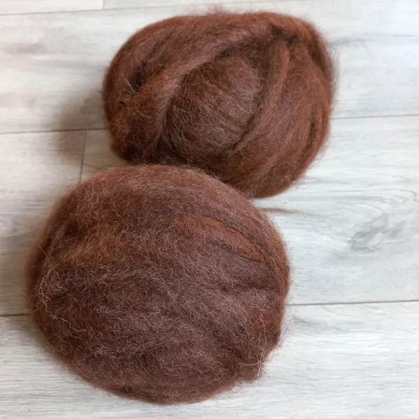 Alpaca Lont donkerbruin AL02