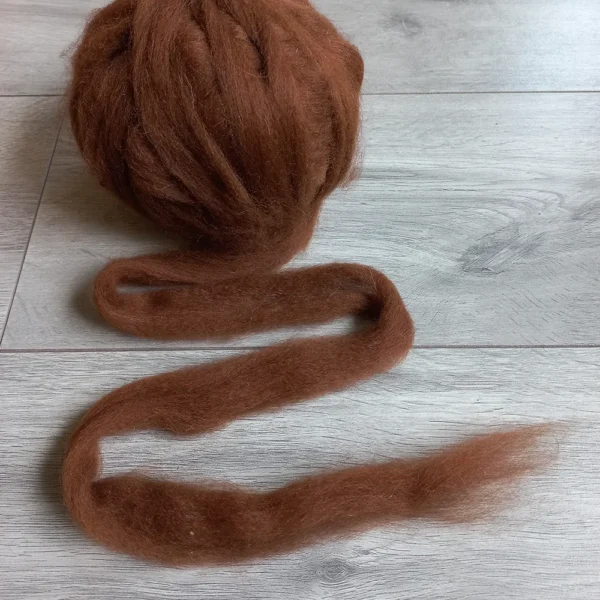 Alpaca Lontwol Medium Bruin AL07