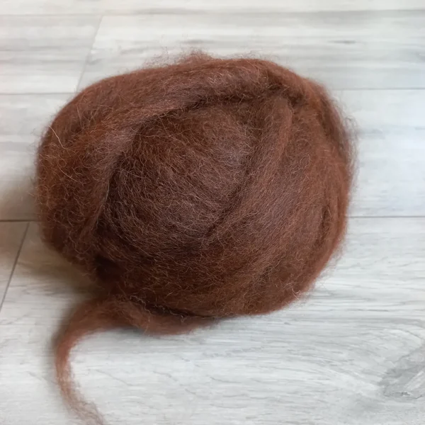 Alpaca Lont donkerbruin AL02