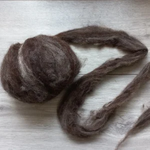 Schaap Alpaca Lontwol SAL02 Donkerbruin