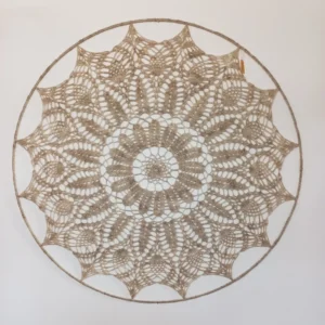 Mandala Solognote 120 cm schaap gehaakt